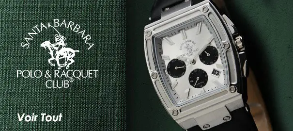 montres SANTA BARBARA POLO noires