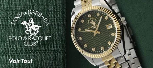 montres SANTA BARBARA POLO dor&eacute;es